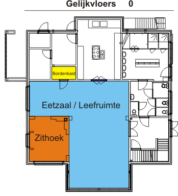 Grondplan Eetzaal Kampidoe